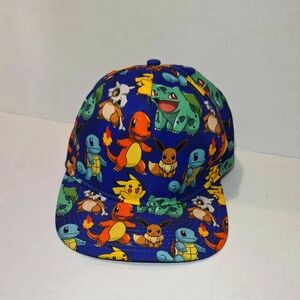 Character Pokemon Smapback Baseball Hat Adult One Size New